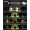 image:imageEnsenior Solar Motion Lights Outdoor 228 LED 3000LM High Brightness Security Lights with Remote Control IP65 Waterproof 3 Heads Flood Light 4 Modes 270 Wide Angle Motion Sensor Light 2 Packs4 Pack