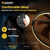 image:imageEnsenior Ceiling Fans with Lights and Remote 24 Low Profile Ceiling Fan Flush Mount APP Control 6 Speed 3CCT Quiet Reversible DC Motor Dimmable Modern Ceiling Fan with Light for BedroomWhiteBlack