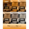 image:imageEnsenior 48 Pack 4 Inch LED Recessed Ceiling Light with Night Light Dimmable 2700K5000K 5CCT 750LM 9W 120V High Brightness Canless Wafer Downlight  ETLampFCCampICWhite6 Inch