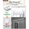 image:imageEnsenior Modern Brushed Nickel Bathroom Vanity Light 24 inch Builtin Dimmer 1100LM Dimmable 5CCT Led Bath Lights Bar Vanity Light for Bathroom Mirror Cabinets BedroomFCC amp ETL CertificatedMatte Grey