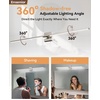 image:imageEnsenior Modern Brushed Nickel Bathroom Vanity Light 24 inch Builtin Dimmer 1100LM Dimmable 5CCT Led Bath Lights Bar Vanity Light for Bathroom Mirror Cabinets BedroomFCC amp ETL CertificatedBrushed Nickel