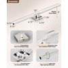 image:imageEnsenior Modern Brushed Nickel Bathroom Vanity Light 24 inch Builtin Dimmer 1100LM Dimmable 5CCT Led Bath Lights Bar Vanity Light for Bathroom Mirror Cabinets BedroomFCC amp ETL CertificatedBrushed Nickel