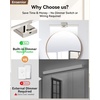 image:imageEnsenior Modern Brushed Nickel Bathroom Vanity Light 24 inch Builtin Dimmer 1100LM Dimmable 5CCT Led Bath Lights Bar Vanity Light for Bathroom Mirror Cabinets BedroomFCC amp ETL CertificatedBrushed Nickel