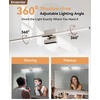 image:imageEnsenior Modern Brushed Nickel Bathroom Vanity Light 24 inch Builtin Dimmer 1100LM Dimmable 5CCT Led Bath Lights Bar Vanity Light for Bathroom Mirror Cabinets BedroomFCC amp ETL CertificatedBrushed Nickel