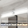image:imageEnsenior Modern Brushed Nickel Bathroom Vanity Light 24 inch Builtin Dimmer 1100LM Dimmable 5CCT Led Bath Lights Bar Vanity Light for Bathroom Mirror Cabinets BedroomFCC amp ETL CertificatedMatte Grey