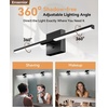 image:imageEnsenior Modern Brushed Nickel Bathroom Vanity Light 24 inch Builtin Dimmer 1100LM Dimmable 5CCT Led Bath Lights Bar Vanity Light for Bathroom Mirror Cabinets BedroomFCC amp ETL CertificatedBlack