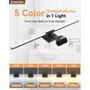 image:imageEnsenior Modern Brushed Nickel Bathroom Vanity Light 24 inch Builtin Dimmer 1100LM Dimmable 5CCT Led Bath Lights Bar Vanity Light for Bathroom Mirror Cabinets BedroomFCC amp ETL CertificatedBlack