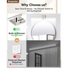 image:imageEnsenior Modern Brushed Nickel Bathroom Vanity Light 24 inch Builtin Dimmer 1100LM Dimmable 5CCT Led Bath Lights Bar Vanity Light for Bathroom Mirror Cabinets BedroomFCC amp ETL CertificatedBrushed Nickel