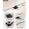 image:imageEnsenior Modern Brushed Nickel Bathroom Vanity Light 24 inch Builtin Dimmer 1100LM Dimmable 5CCT Led Bath Lights Bar Vanity Light for Bathroom Mirror Cabinets BedroomFCC amp ETL CertificatedBlack