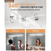 image:imageEnsenior Modern Brushed Nickel Bathroom Vanity Light 24 inch Builtin Dimmer 1100LM Dimmable 5CCT Led Bath Lights Bar Vanity Light for Bathroom Mirror Cabinets BedroomFCC amp ETL CertificatedMatte Grey