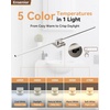 image:imageEnsenior Modern Brushed Nickel Bathroom Vanity Light 24 inch Builtin Dimmer 1100LM Dimmable 5CCT Led Bath Lights Bar Vanity Light for Bathroom Mirror Cabinets BedroomFCC amp ETL CertificatedBrushed Nickel