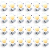 image:imageEnsenior 6 Pack 7 Inch LED Recessed Ceiling Light 5CCT 1200LM 12W 120V  2700K5000K Selectable 5100 Dimmable UltraThin Canless Wafer Downlight Aluminum Damp Rated ETLampFCCampIC24 Pack  7 Inch