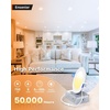 image:imageEnsenior 16 Pack 3 Inch LED Recessed Ceiling Light Dimmable 2700K5000K 5CCT 500LM 6W 120V High Brightness Canless Wafer Downlight  ETLampFCCampIC2700k  White