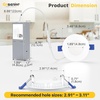 image:imageEnsenior 16 Pack 3 Inch LED Recessed Ceiling Light Dimmable 2700K5000K 5CCT 500LM 6W 120V High Brightness Canless Wafer Downlight  ETLampFCCampIC5000k4000k3500k3000k2700k  5cct White