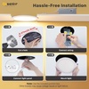 image:imageEnsenior 16 Pack 3 Inch LED Recessed Ceiling Light Dimmable 2700K5000K 5CCT 500LM 6W 120V High Brightness Canless Wafer Downlight  ETLampFCCampIC5000k4000k3500k3000k2700k  5cct White