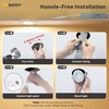 image:imageEnsenior 16 Pack 3 Inch LED Recessed Ceiling Light Dimmable 2700K5000K 5CCT 500LM 6W 120V High Brightness Canless Wafer Downlight  ETLampFCCampIC5000k4000k3500k3000k2700k  5cct White