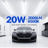 image:imageEnsenior 4FT LED Shop Lights T5 6500K Super Bright Garage Lighting 2 Pack4 FEET