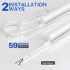 image:imageEnsenior 4FT LED Shop Lights T5 6500K Super Bright Garage Lighting 2 Pack4 FEET