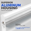 image:imageEnsenior 4FT LED Shop Lights T5 6500K Super Bright Garage Lighting 2 Pack4 FEET