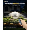 image:imageEnsenior Solar Motion Lights Outdoor Security Flood Lights 3Head 3Pack3 Pack