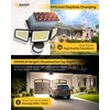 image:imageEnsenior Solar Motion Lights Outdoor Security Flood Lights 3Head 3Pack4 Pack