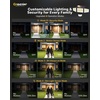 image:imageEnsenior Solar Motion Lights Outdoor Security Flood Lights 3Head 3Pack4 Pack
