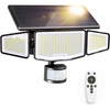 image:imageSolar Motion Lights Outdoor Visible Battery amp Charging Indicators 1 Pack