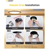 image:imageEnsenior 24 Pack 7 Inch LED Recessed Ceiling Light 5CCT 1600LM 15W 120V5000k4000k3500k3000k2700k  5cct Black