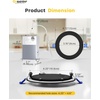 image:imageEnsenior 24 Pack 7 Inch LED Recessed Ceiling Light 5CCT 1600LM 15W 120V5000k4000k3500k3000k2700k  5cct Black