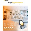 image:imageEnsenior 24 Pack 7 Inch LED Recessed Ceiling Light 5CCT 1600LM 15W 120V5000k4000k3500k3000k2700k  5cct Black