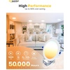 image:imageEnsenior 24 Pack 7 Inch LED Recessed Ceiling Light 5CCT 1600LM 15W 120V5000k4000k3500k3000k2700k  5cct White
