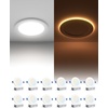 image:imageEnsenior 6 Pack 6 Inch LED Recessed Lights with Night Light 5CCT 1100LMWhite4 Inch