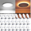 image:imageEnsenior 6 Pack 6 Inch LED Recessed Lights with Night Light 5CCT 1100LMWhite6 Inch