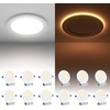 image:imageEnsenior 6 Pack 6 Inch LED Recessed Lights with Night Light 5CCT 1100LMWhite6 Inch