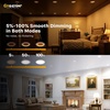 image:imageEnsenior 6 Pack 6 Inch LED Recessed Lights with Night Light 5CCT 1100LMWhite6 Inch
