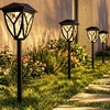 image:imageEnsenior Solar Lights Outdoor 3000K LED Pathway Garden Lights 8 Pack3000KWarm White