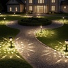 image:imageEnsenior Solar Lights Outdoor 3000K LED Pathway Garden Lights 8 Pack3000KWarm White