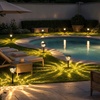 image:imageEnsenior Solar Lights Outdoor 3000K LED Pathway Garden Lights 8 Pack3000KWarm White