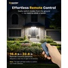 image:imageMotion Sensor Outdoor Solar Lights Security Flood Lights 4Head 3 Pack2 Pack