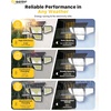 image:imageMotion Sensor Outdoor Solar Lights Security Flood Lights 4Head 3 Pack3 Pack