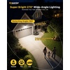 image:imageMotion Sensor Outdoor Solar Lights Security Flood Lights 4Head 3 Pack3 Pack