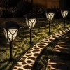image:imageEnsenior Solar Lights Outdoor 3000K LED Pathway Garden Lights 8 Pack3000KWarm White